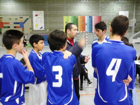 Equipa de Voleibol em Tempo de Jogo