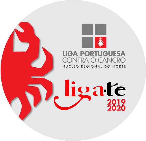 selo LIGA TE DES cinza