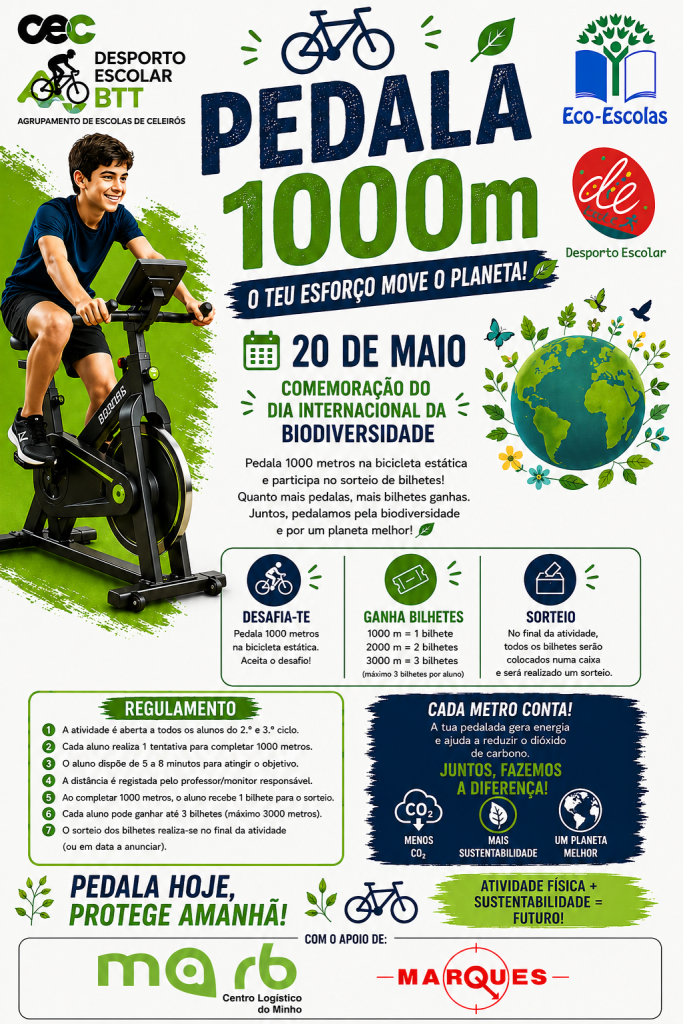 Comemoração do dia da Biodiversidade/BTT/EcoEscolas